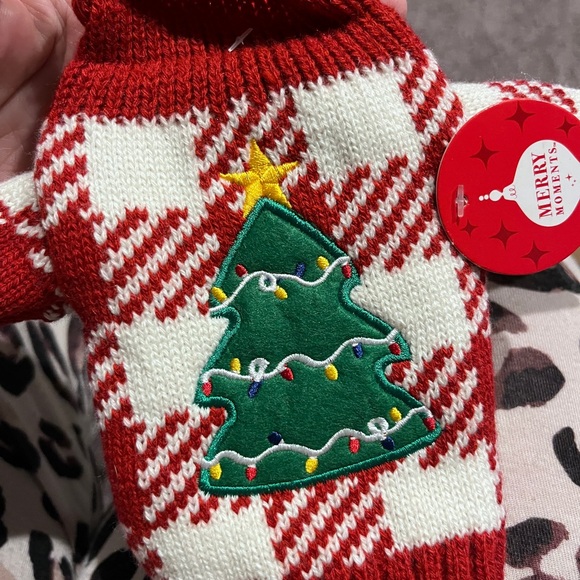 Red and White Christmas Wine Bottle Sweater - Picture 5 of 5